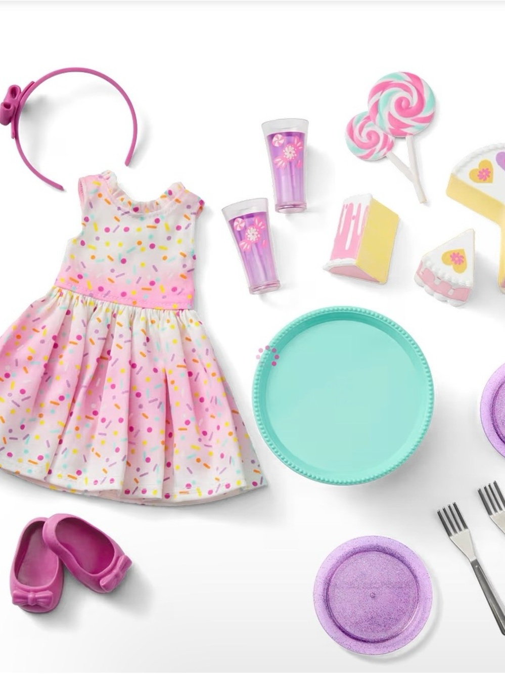 NIB American Girl WellieWishers Emerson Doll Party-Ready Set 14.5” Accessories - Picture 11 of 15